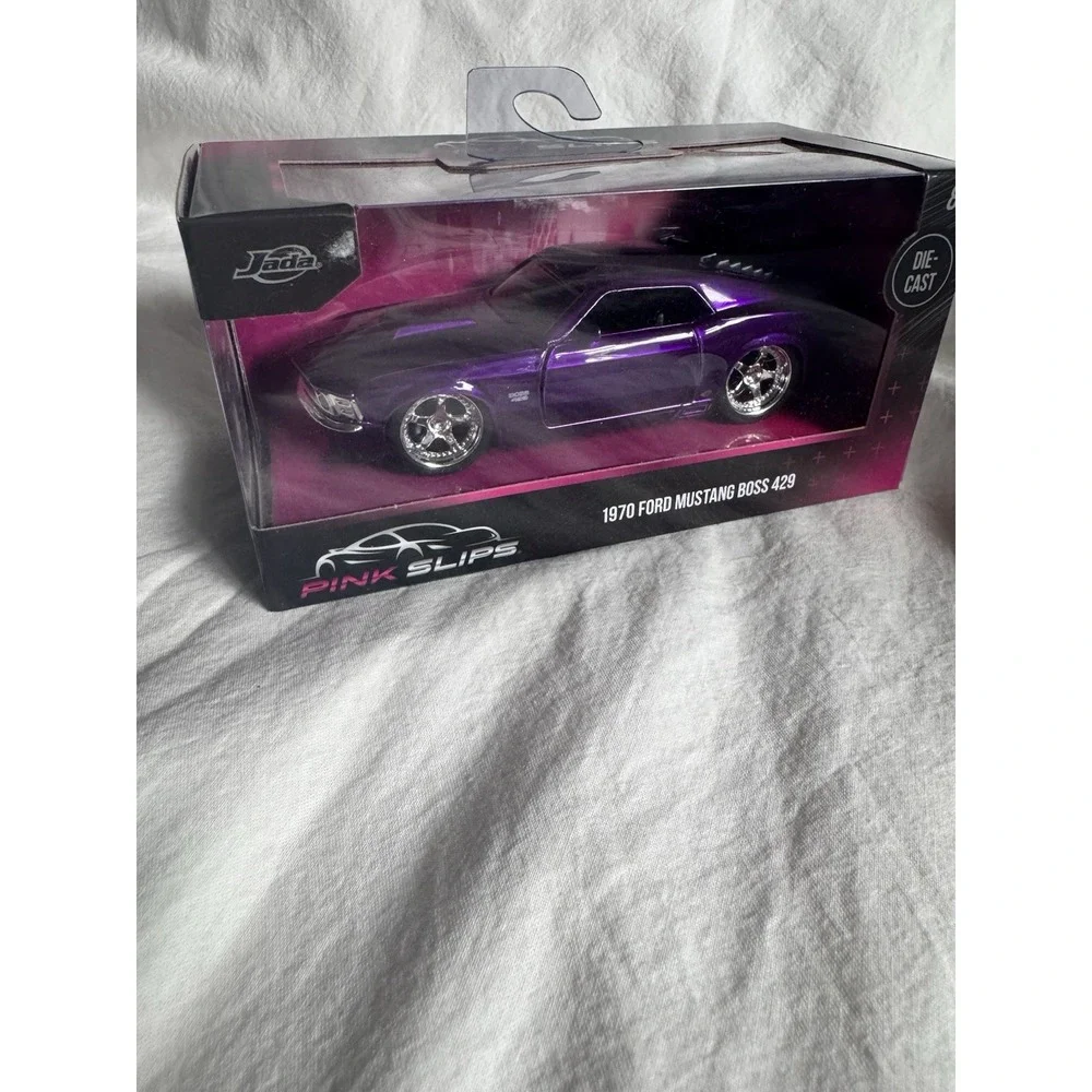 Jada Pink Slips 1970 Ford Mustang Boss 429 Fastback Purple Model 1:32 Scale